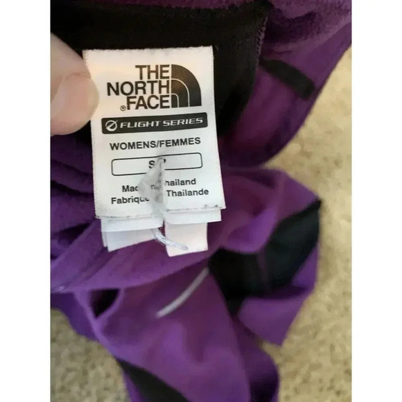 North Face Flight Series Vapor Wick Fitted Fleece Jacket Purple Women's Sz Small - Picture 5 of 7